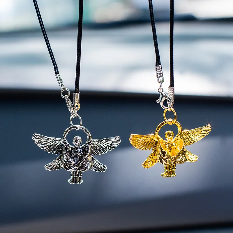 Six Wing Angel Car Pendant Personalized Guardian Angel Small Pendant Car Interior Decoration