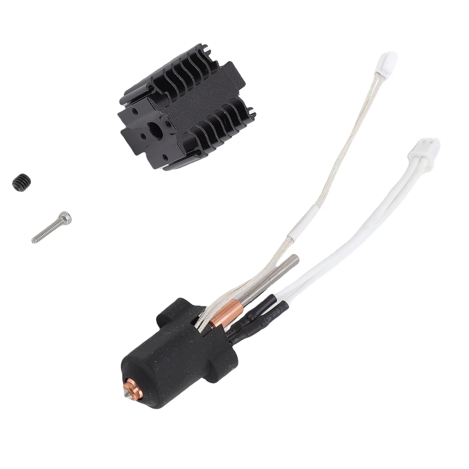 

Hotend Replacement for Ender 3 V3 Plus 3D Printer High Flow High Speed 0.6MM Nozzle Ceramic Heater Hot End with Aluminium Heatsi