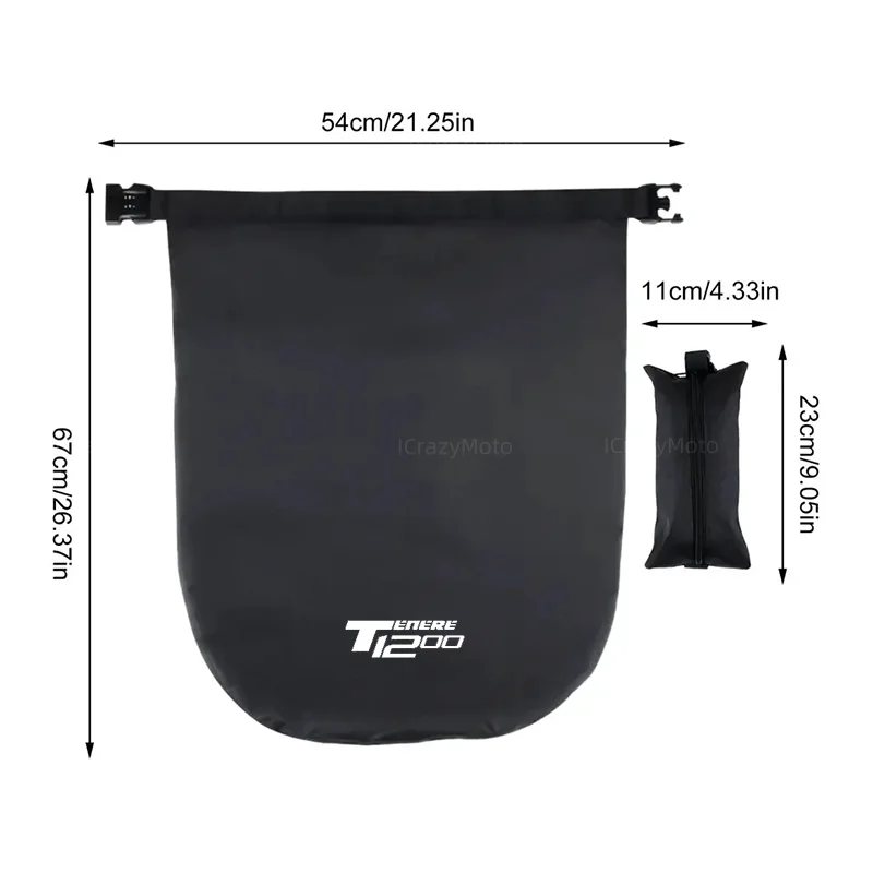 Bolsa impermeable portátil para casco de motocicleta, candado de contraseña de gran capacidad para Yamaha Super Tenere tenere1200 Tenere 1200 2014-2021