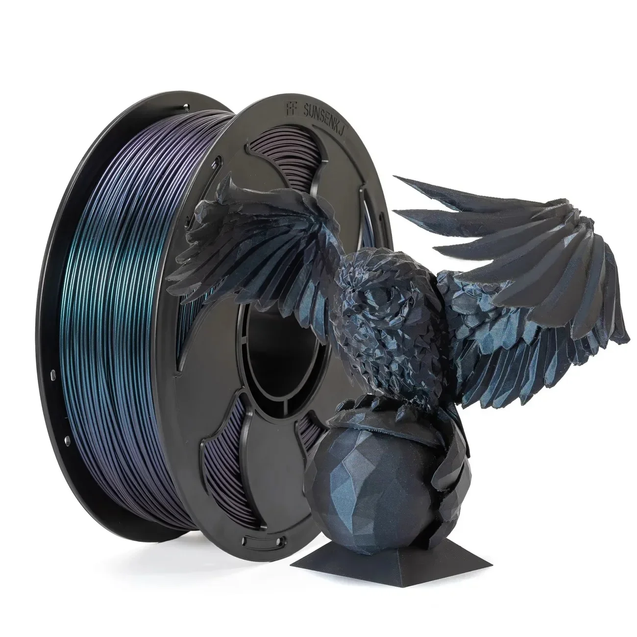 1kg Dual Color Silk Gloss PLA Filament 1.75mm for FDM 3D Printers, Compatible with All FDM 3D Printing Machines