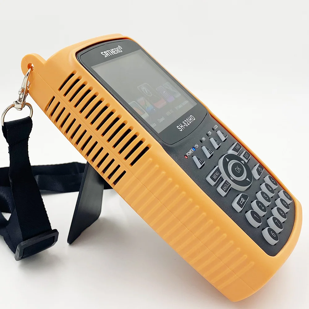 ساثيرو SH-820HD 3.5 بوصة TFT LCD شاشة DVB-S2 DVB-S2/T2 كومبو الرقمية مقياس أداة البحث عن الإشارة دعم CCTV H.265 8PSK 16APSK