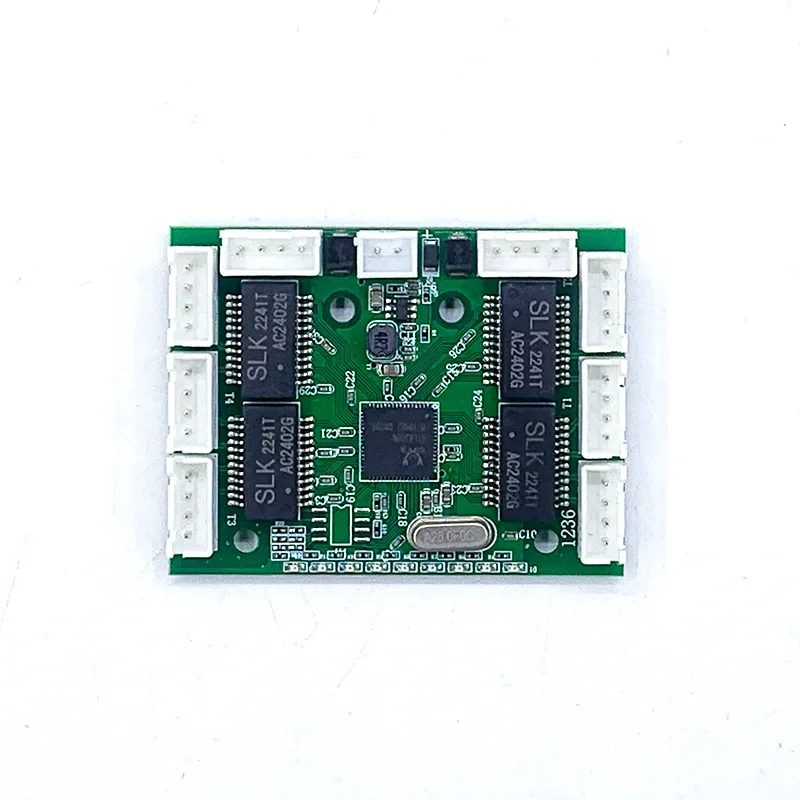 Circuit imprimé de commutateur Ethernet pour module, carte PCBA, carte mère OEM, commutateur Ethernet 5, RJ45, 100Mbps, 100Mbps