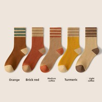 1 Pair Winter Fluffy Thickened Thermal Towel Socks Women's Mid-Calf Postpartum Socks Winter Floor Loop Socks