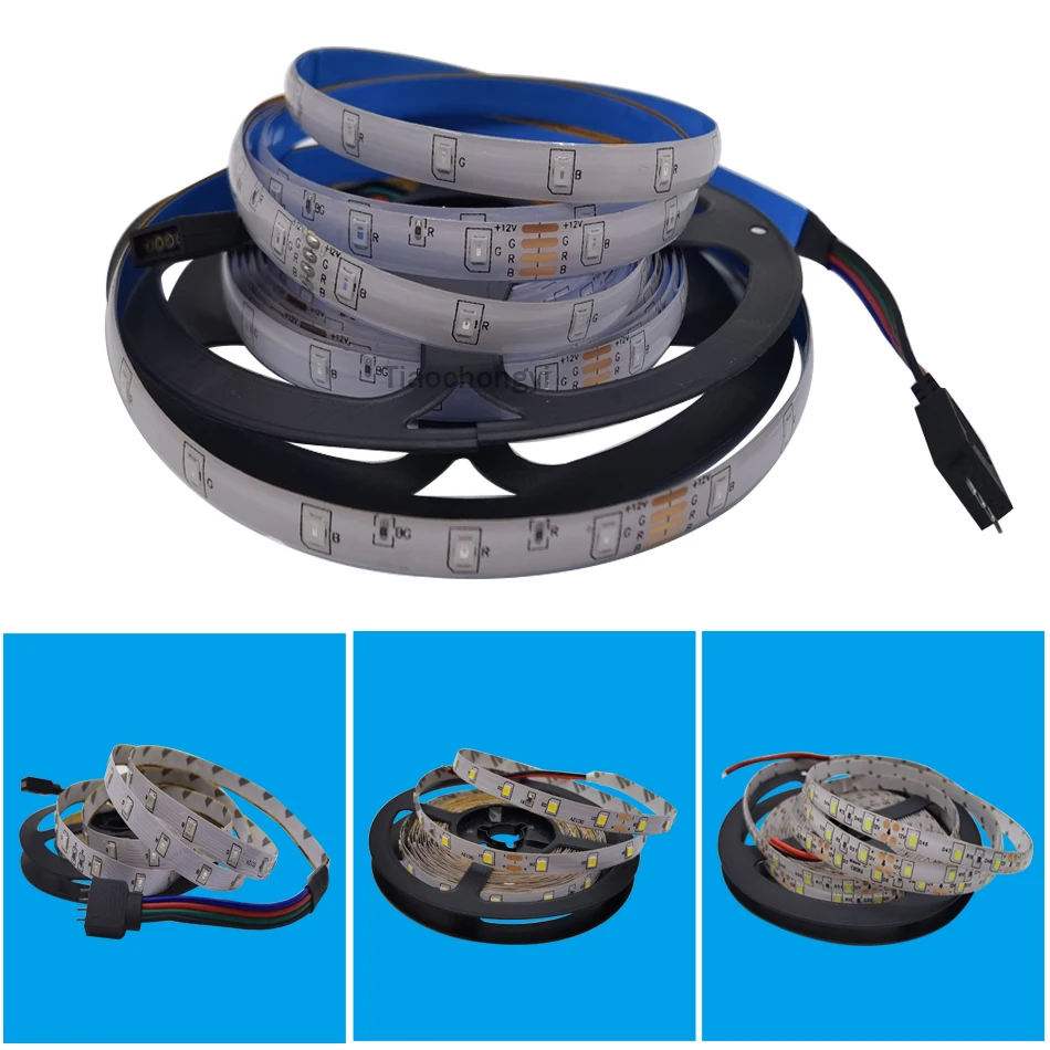 

DC12V 5M / Roll led strip 2835 Luminous Flux More Higher Than Old 3528 5630 5050 SMD LED Strip light 60LEDs/M lamp String Decor