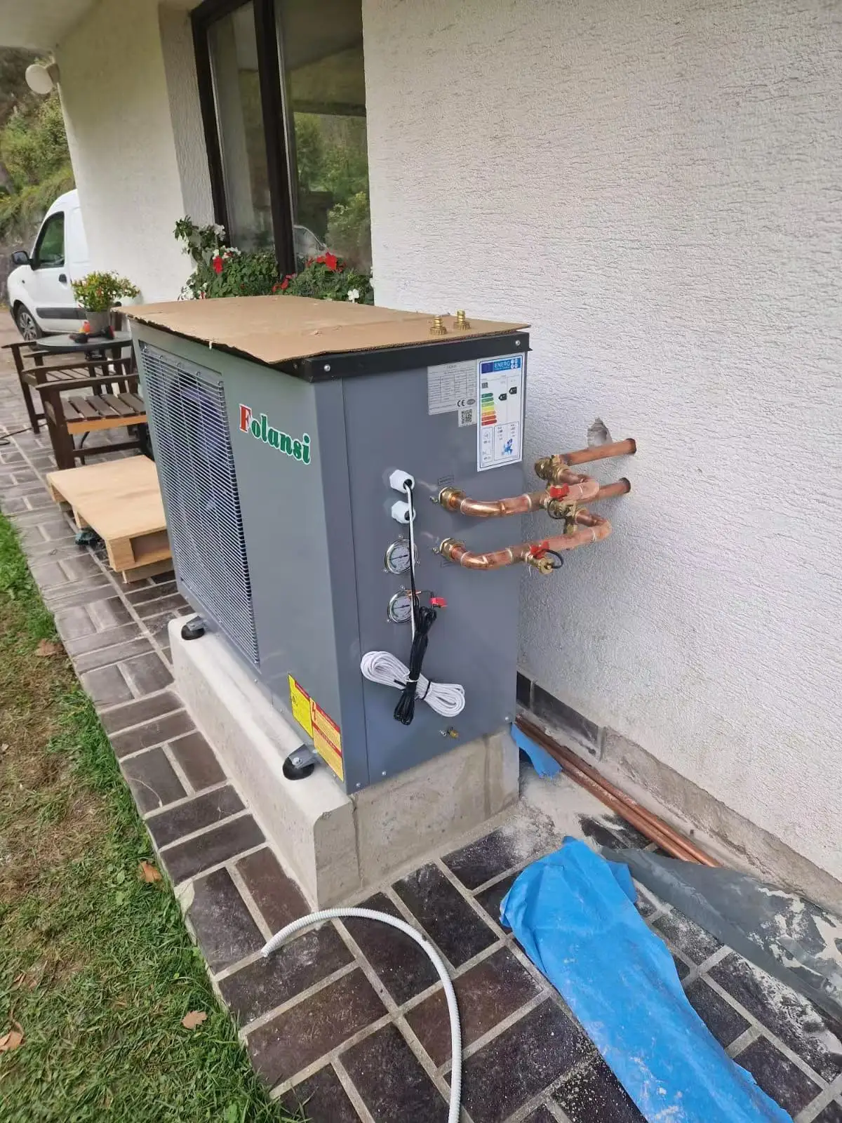 13.2KW A+++ TUV Inverter EVI Heat Pump with Built-in Inverter Pump  heating cooling hot water