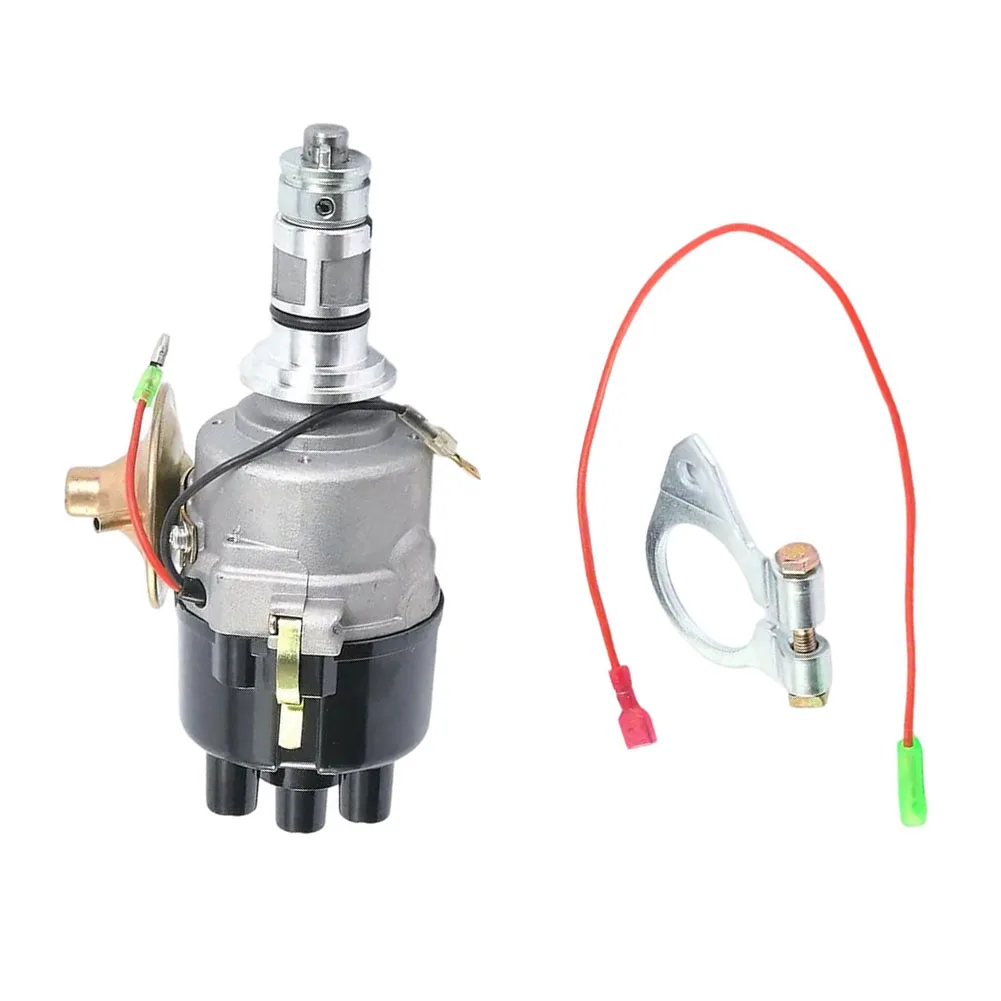 For Classic Car Restoration Ignition Distributor Replacement Module Decor Complete Kit With Cap Rivetless Rotor Arm