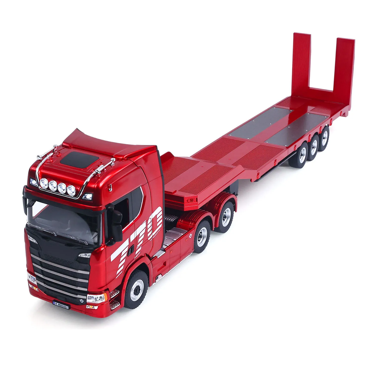 1501A 1/18 HUINA RC Traktor und 3-Achs-Sattelanhänger 19CH RTR 770S 2.4G Sound-Licht-System Ferngesteuertes LKW-Modell – Detail 8