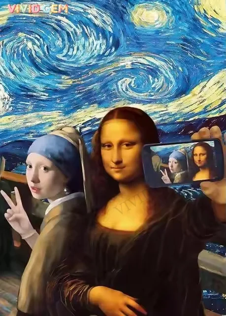 Mona Lisa Bathroom Wall Art Poster Prints Toilet Humor Funny Davinci Inspired Bathroom Vintage Bad Smell Canvas Painting Deco