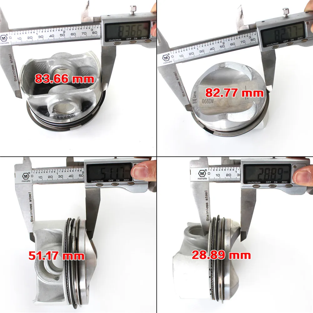 06E107065DM 06E107066DM 3.0T Piston Assembly & Piston Ring For VW Touareg AUDI A4 A5 A6 A7 A8 Q5 Q7 Porsche With 1 Year Warranty