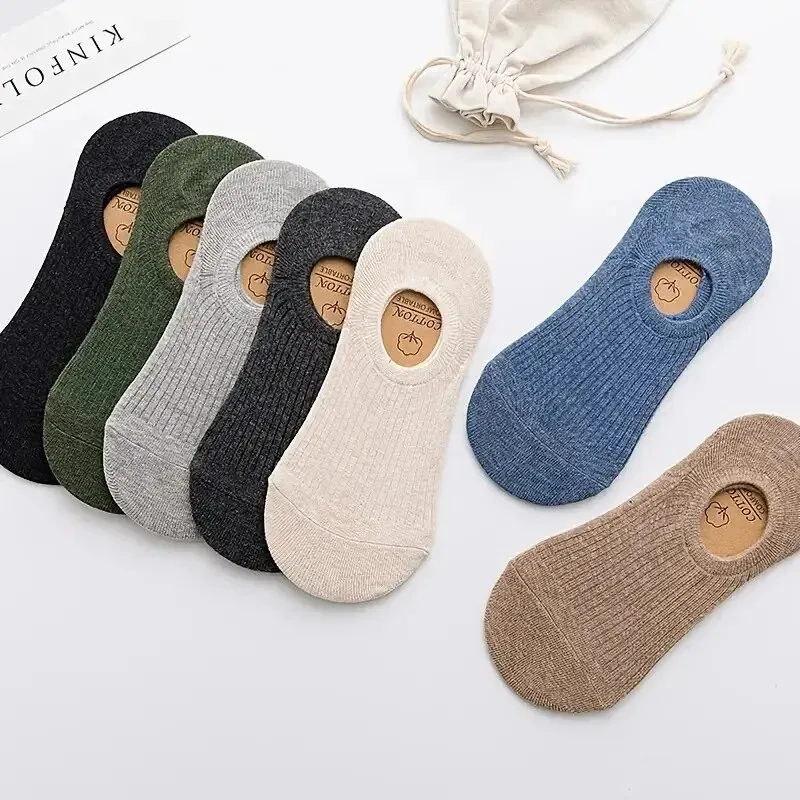 10-Pack Invisible No Show Socks: Breathable, Soft & Durable - Solid Color, Unisex for Spring/Summer