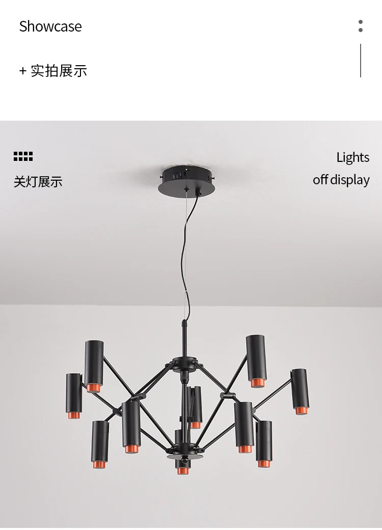 Simple Living Room Chandelier Ceiling
