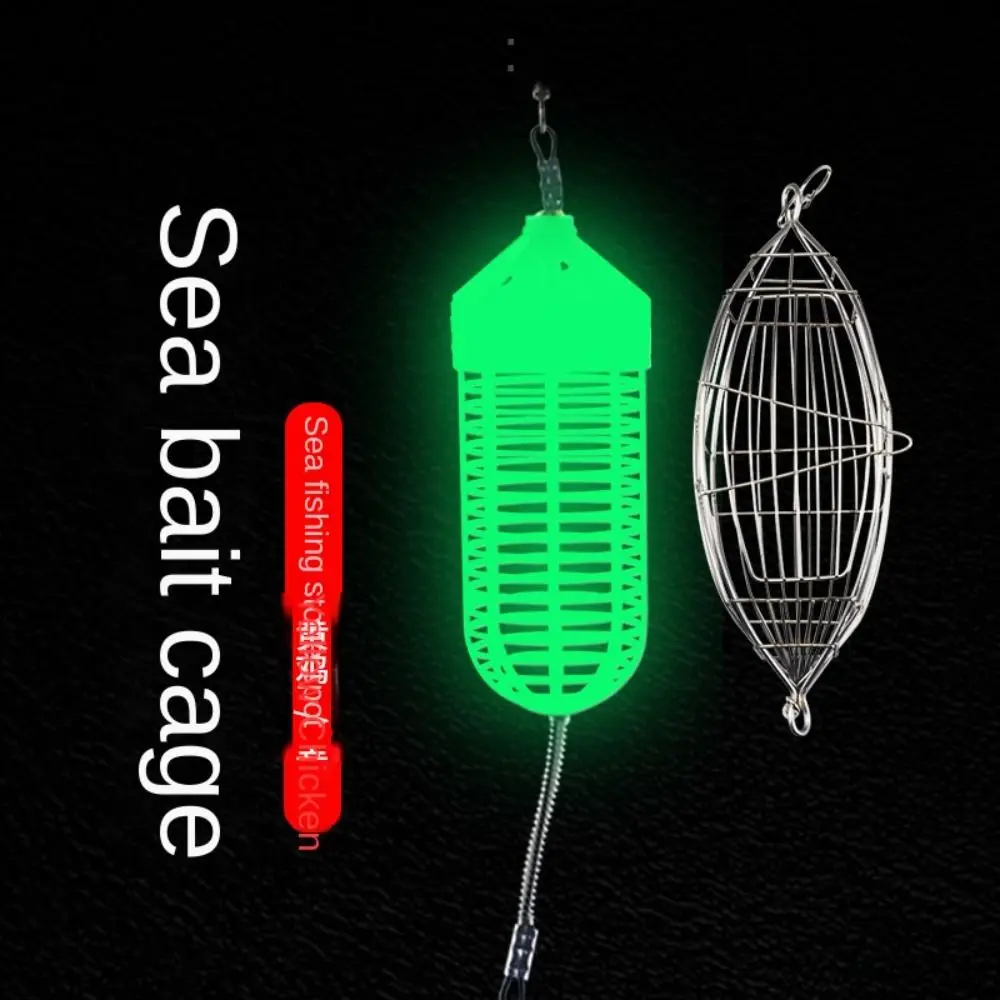 

Stainless Steel Fishing Bait Cage Compact Size Durable Design Fishing Lure Cage Corrosion-Resistant Lightweight Bait Thrower