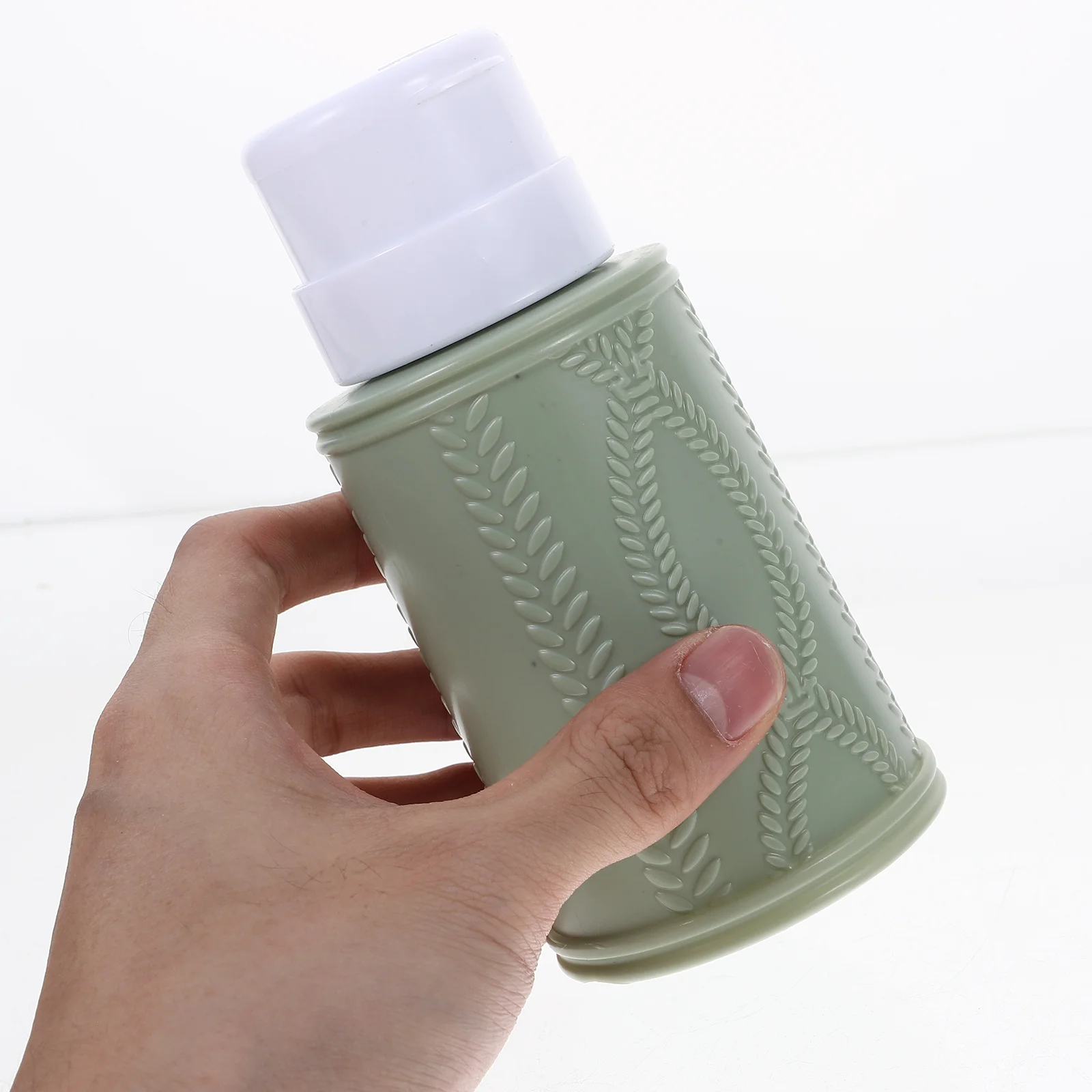 

2Pcs 200Ml Nail Polish Remover Pump Bottle Refillable Leakproof Press Dispenser for Manicure Supplies Compact Design