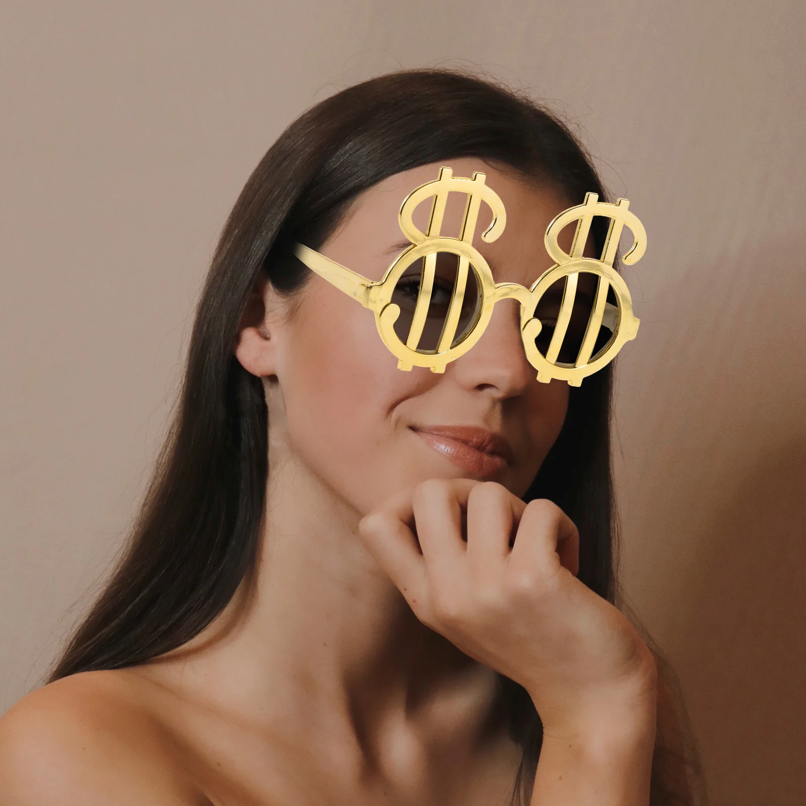 

3Pcs Dollar Shaped Glasses Creative Funny Eyeglasses for Festival Party Carnival Eyewear Beautiful Spectacles Funny Spectacles