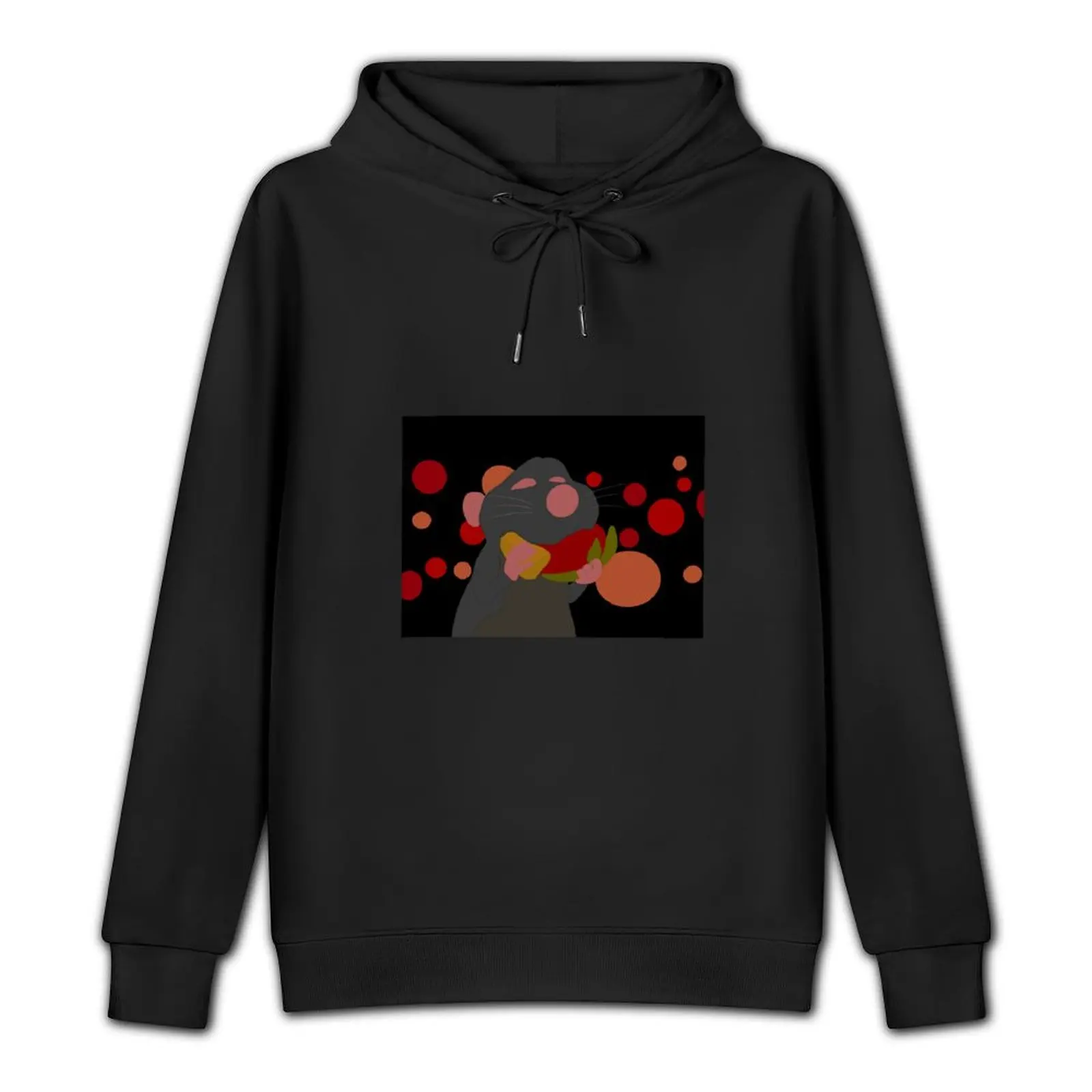 Remy Ratatouille Cheese and Strawberry Scene Pullover Hoodie autumn pullover hoodies