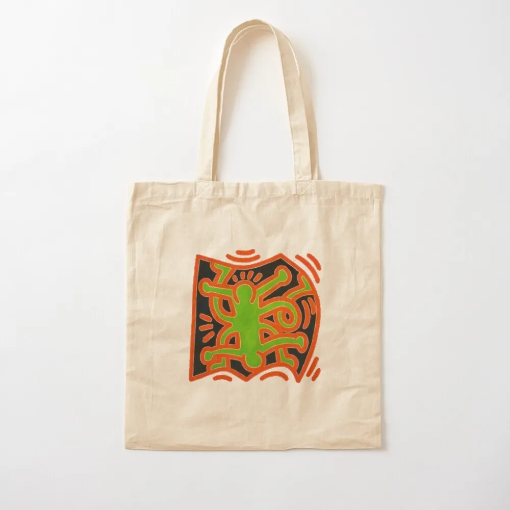 

haring pop art Tote Bag canvas tote bags Woman shopper bag hand bags Lady bags Canvas Tote Bag