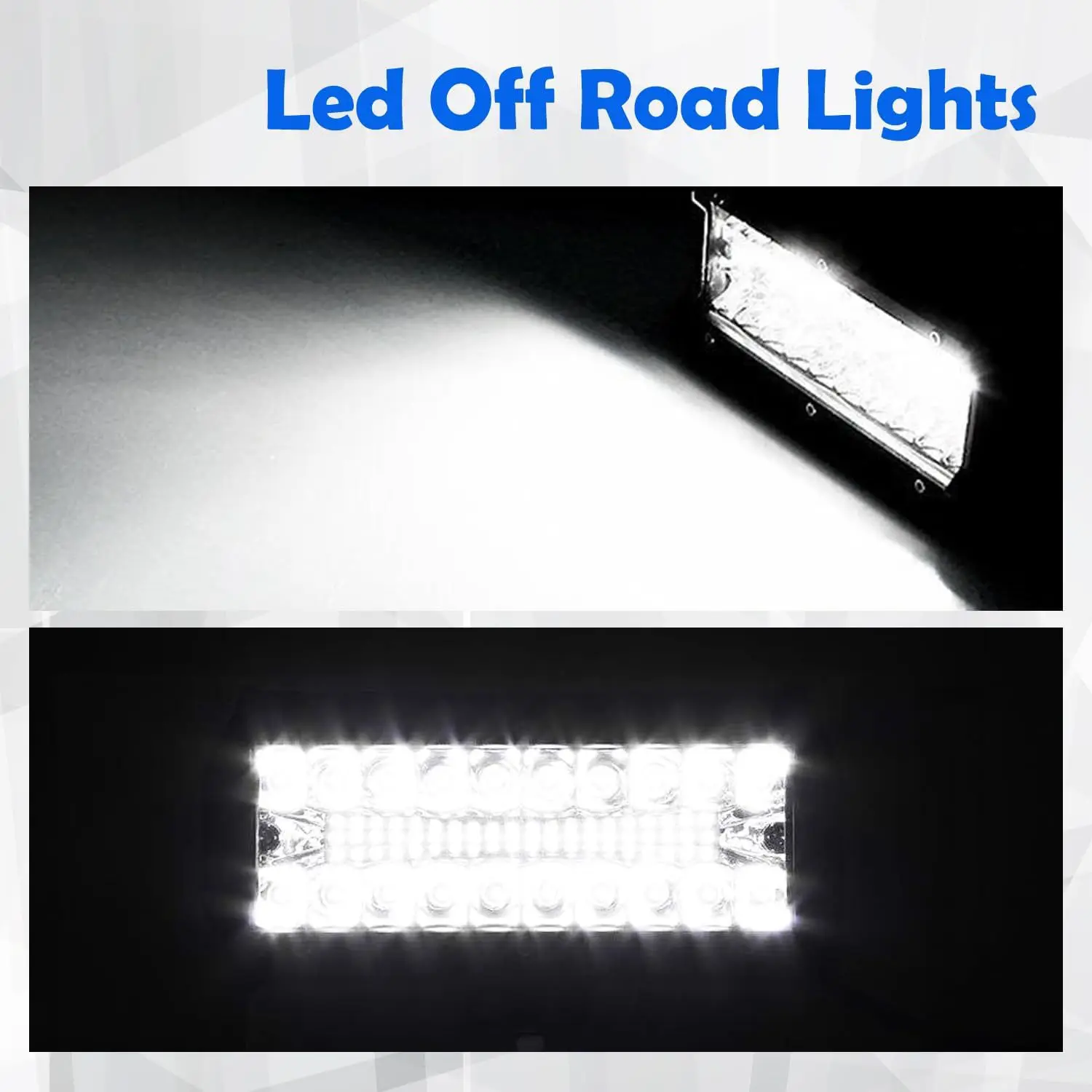 IP68 Waterproof 120W LED Work Light Off-road Driving Even Light Spread Unique Cooling System Silicone Sealing For Cars