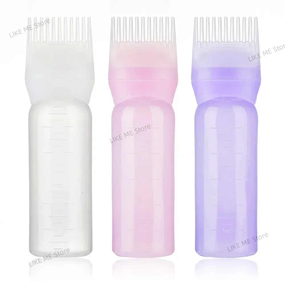 180ml Portable Scalp Applicator Liquid Comb Hair Roots Massage Medicine Comb Hair for Hair Growth Serum Oil Nourish 미용실용품