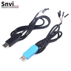 PL2303 PL2303HX/PL2303TA USB To RS232 TTL Converter Adapter Module with Dust-proof Cover PL2303HX for arduino download cable