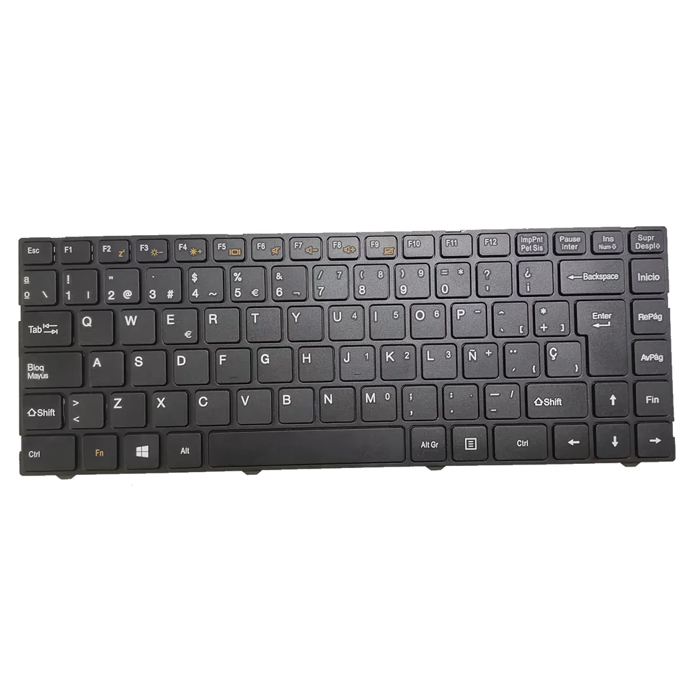 Laptop Spanish SP/Portuguese PO/German GR keyboard For MEDION AKOYA E14410 MD63800 Black