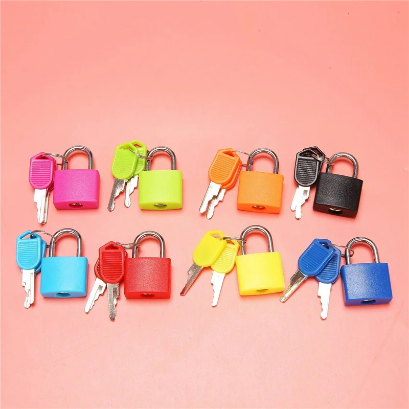 

AIAI 8 Pack Locks Small Padlock With Key Luggage Gym Locker Lock Mini Colorful Padlock For Outdoor School Home