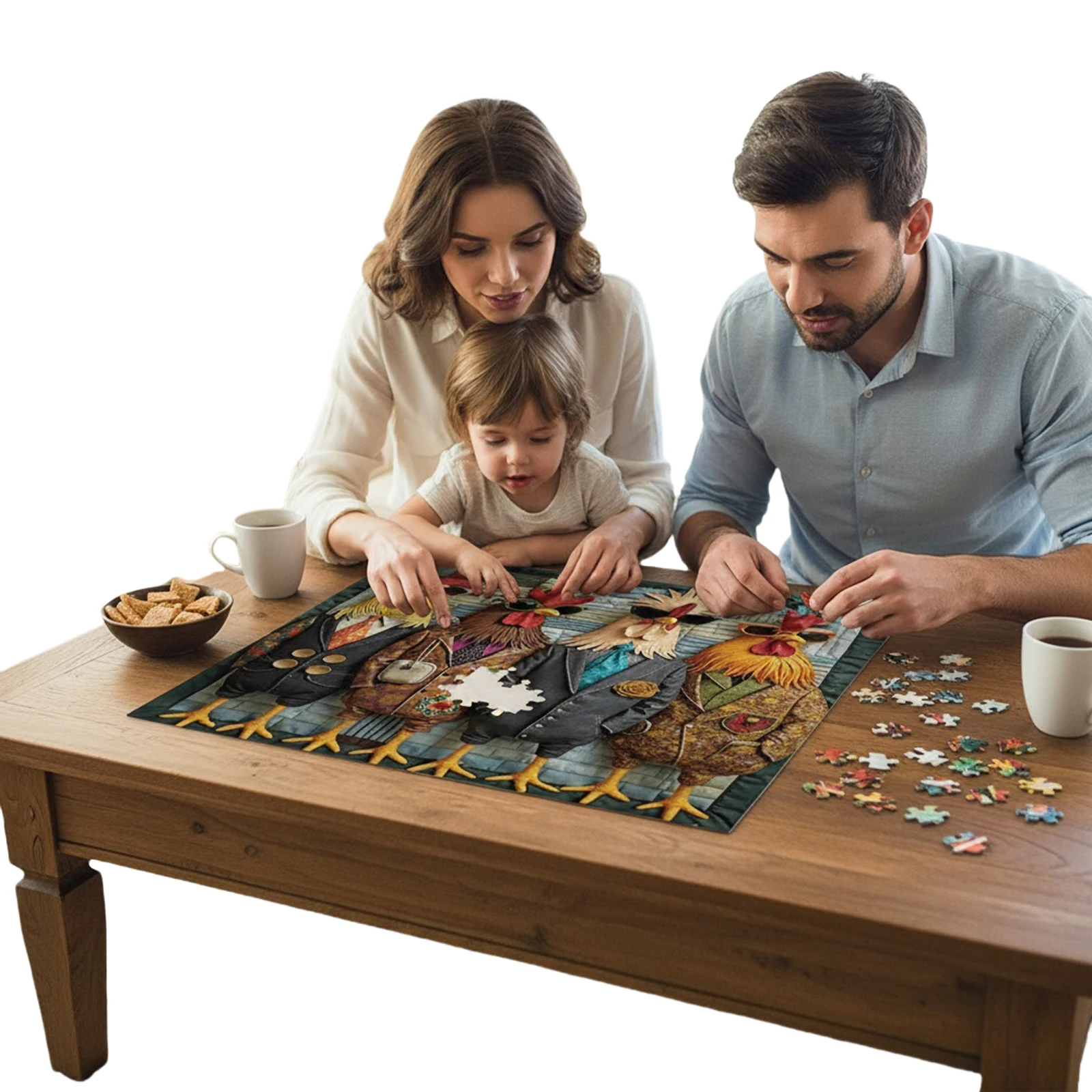 1000 peças galos de pista quebra-cabeça desafiadores quebra-cabeças de animais difíceis engraçado quebra-cabeça de frango para a família adultos presente