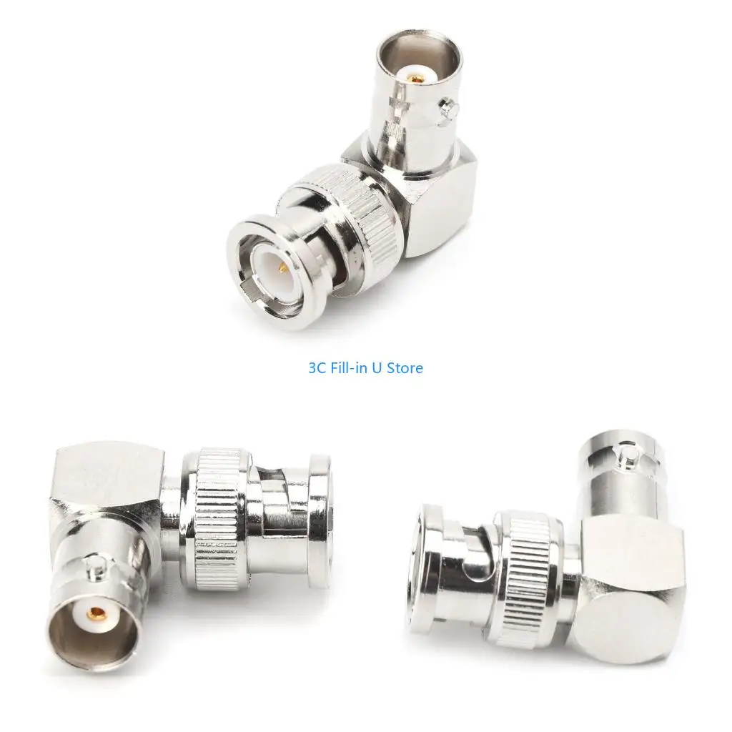 G8TA RF Coaxial Cable Adapter L-shaped BNC Male to Female Connector