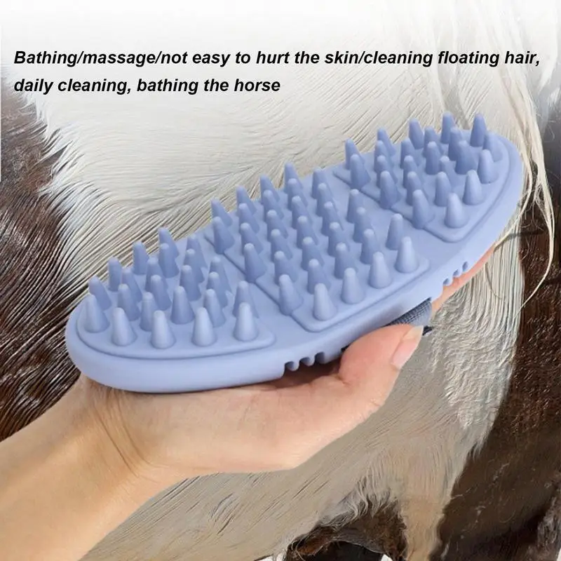 Horse Scrubbing Brush Bathing Scrubbing Brush For Horse Grooming Horse Bathing Brush Horse Grooming Brushes Massage For Washing