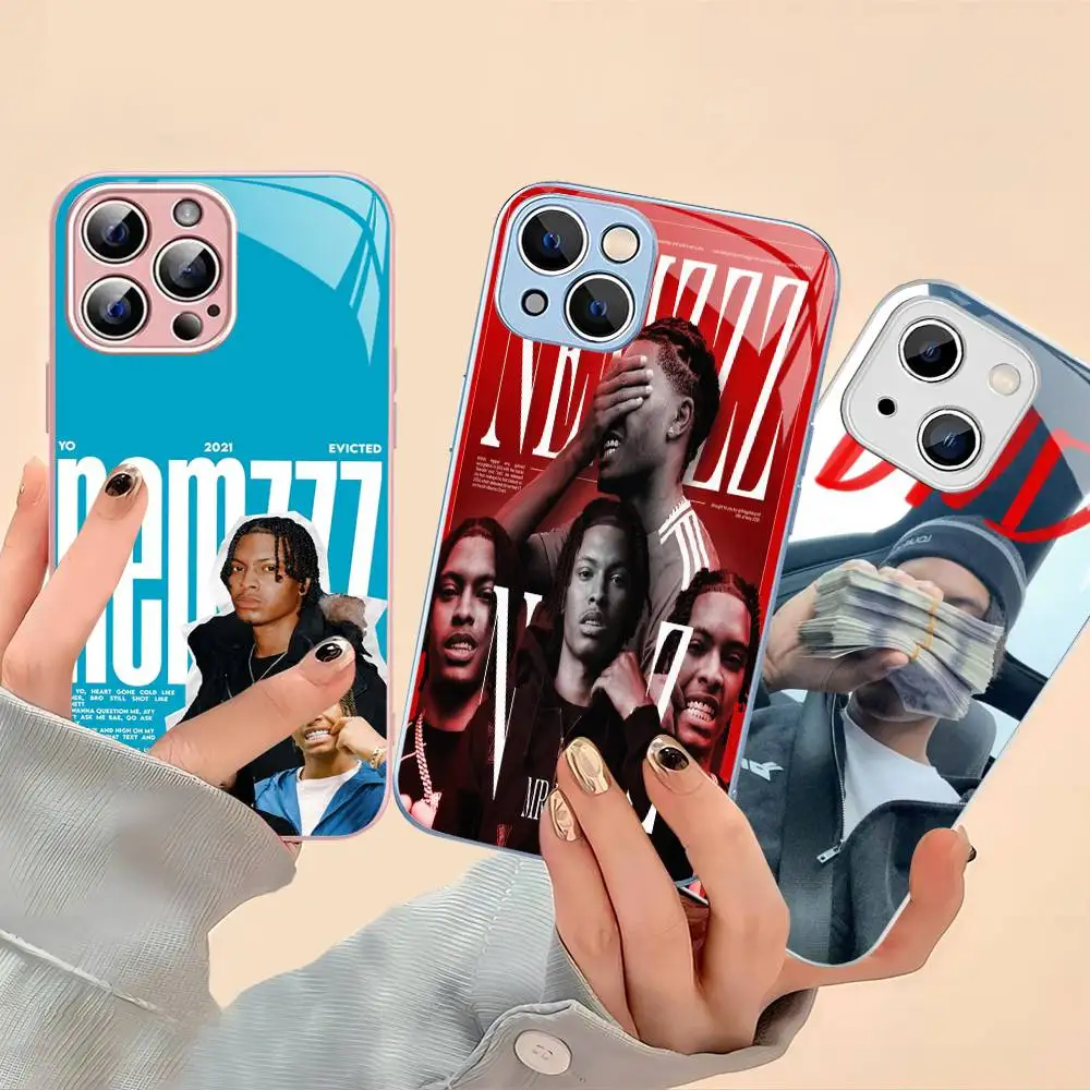 

Nemzzz British Rapper Tempered Glass For Iphone 14 13 12 11 Pro Mini XS MAX 14Plus X XS XR Fundas