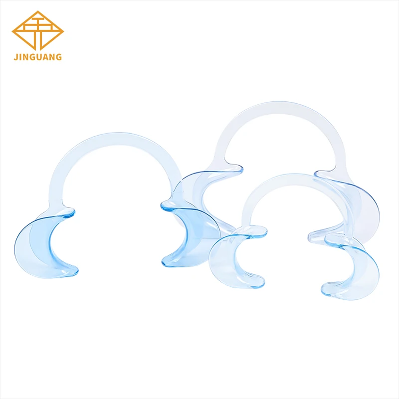 

50pcs Disposable C-shape Cheek Retractor Dental Plastic Comfortable Mouth Opener