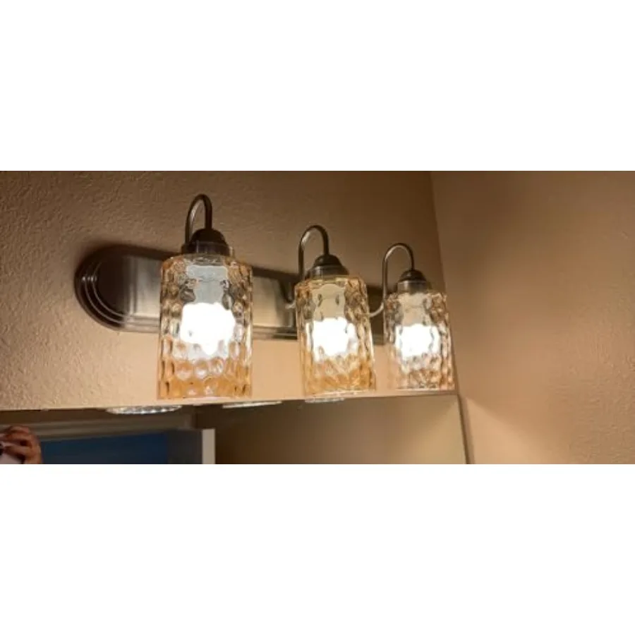3 Pack Glass Lamp Shade Replacement 1-5/8 Inch Fitter 6-1/16