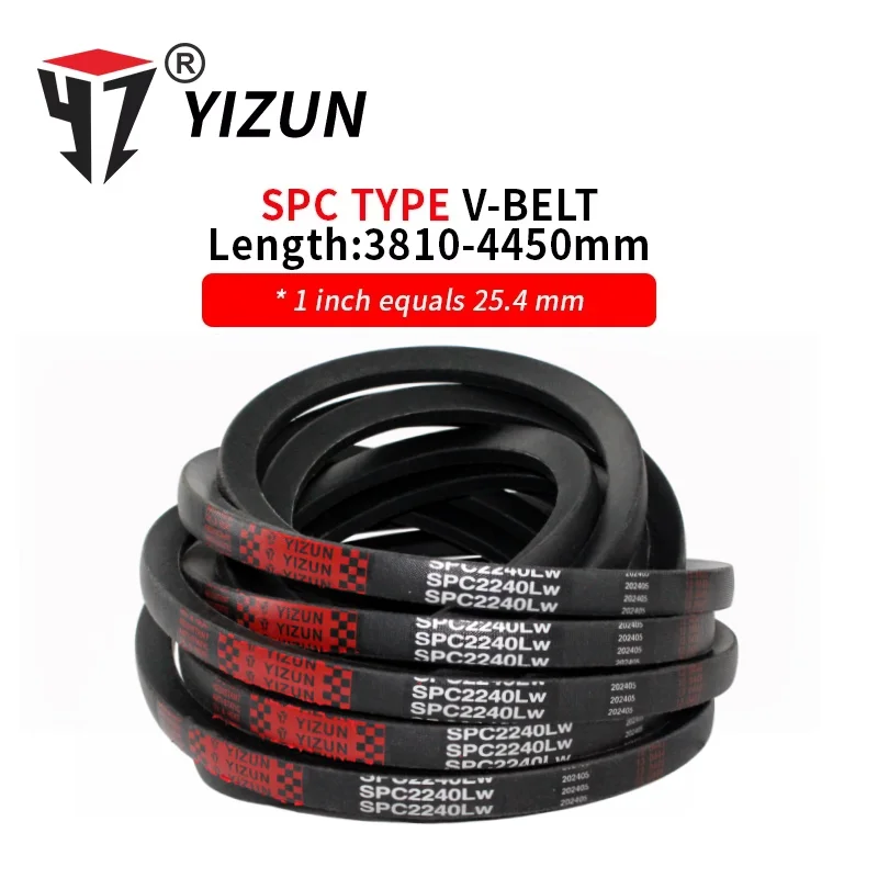 

YIZUN SPC-тип SPC3810 ~ 4450 мм, резиновый провод, Длина шага диска, обхват, промышленная трансмиссия, сельскохозяйственная техника, V-ремень
