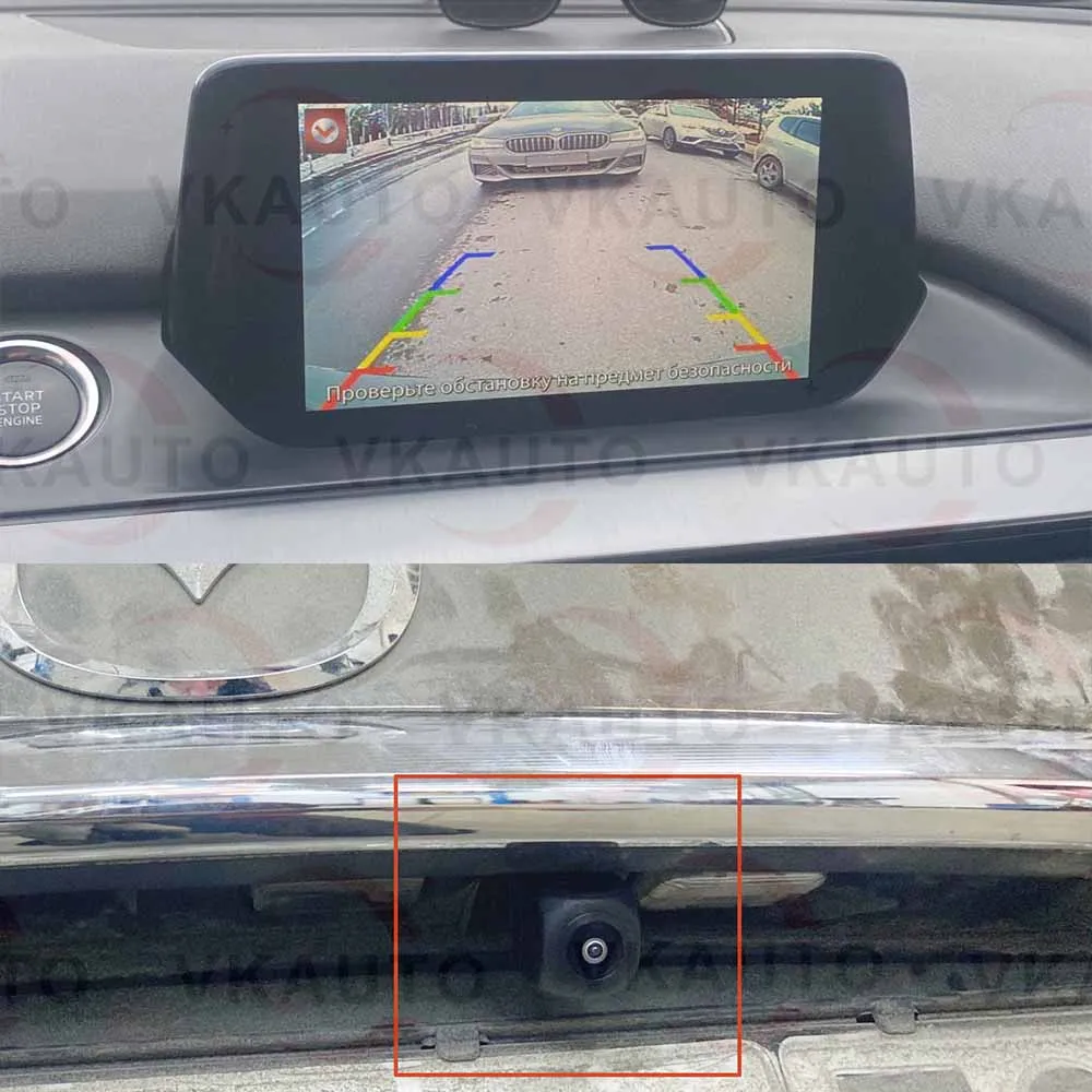 VKAUTO Auto Rear View Camera For Mazda 6 Atenza GJ GL sedan 2015~2025 kit For mazda connect Add HD CCD  backup Reversing CAMERA