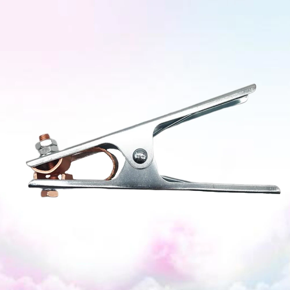 

1pc 300A Clip Ground Clip Electrode Holder Durable Grounding Tool Welding Electrode Holder Tool For Welding Work