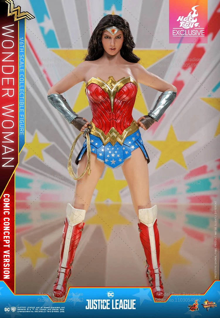 HotToys HT MMS506 1/6 Collectible Toys Wonder Woman Justice League Female Soldier Full Set 12'' Action Figure Model Fans Gifts