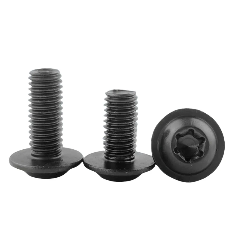 304 Torx Screw M4 M5 M6 M8 Stainless Steel Black Colour torx Washer Head Screw for Motorcycle Scooter ATV Moped Plastic Cover