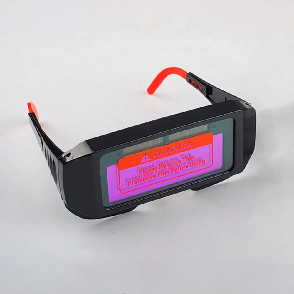 

Solar Powered Glasses Helmet Eyes Goggle Auto Darkening Solar Automatic Photoelectric Welding Glasses for Construction Work