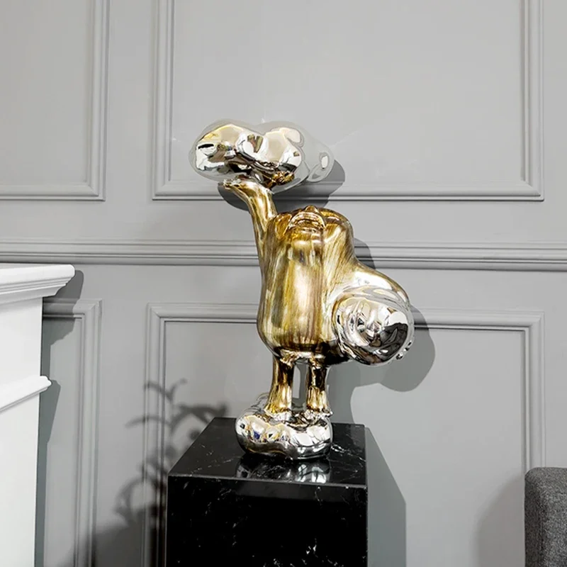 

Nordic Home Decor Cloud Figures Sculpture Artwork Ornaments Luxury Living Room Decoration Statue Fashion Gifts Desk Accessories