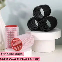 6Pcs Бигуди Hair Rollers Heatless Curlers No Heat Hair Bangs Volume Salon Hairdressing Curlers Sticky Hair Styling Tool