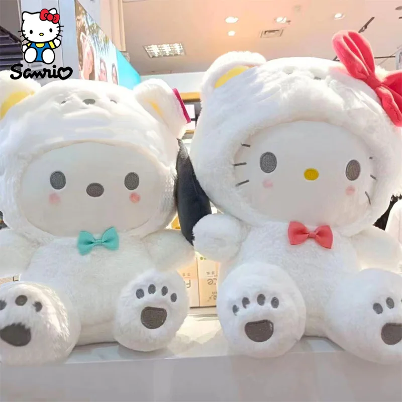 Poupées en peluche Sanurgente Kawaii, Hello Kitty, Pochacco, Cinnamonroll, beurre en peluche, Kuromi, cadeaux de décoration d'oreiller, Y2k