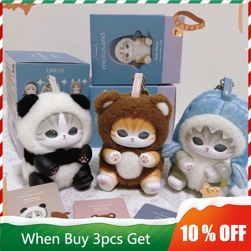 

Cute Shark Cat Figure Plush Acrylic Pendant Rabbit Cat Panda Cat Figurine Doll Acrylic Keychain Decoration Collection Toys Gifts