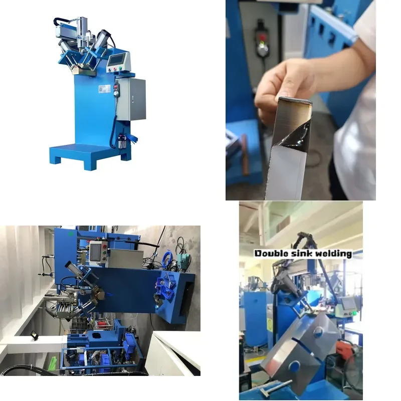 for High Precision Stainless Steel Kitchen Sink Cabinet 90 Degree Angle Automatic Welding Machine