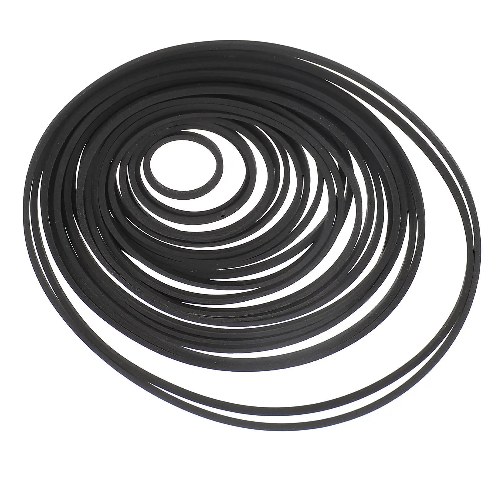 1 Bag Cassette Tape Machine Belt Rubber Replacement Repair Belt for Recorder Video Machine Dvd Drive Turntable Noise Reduction