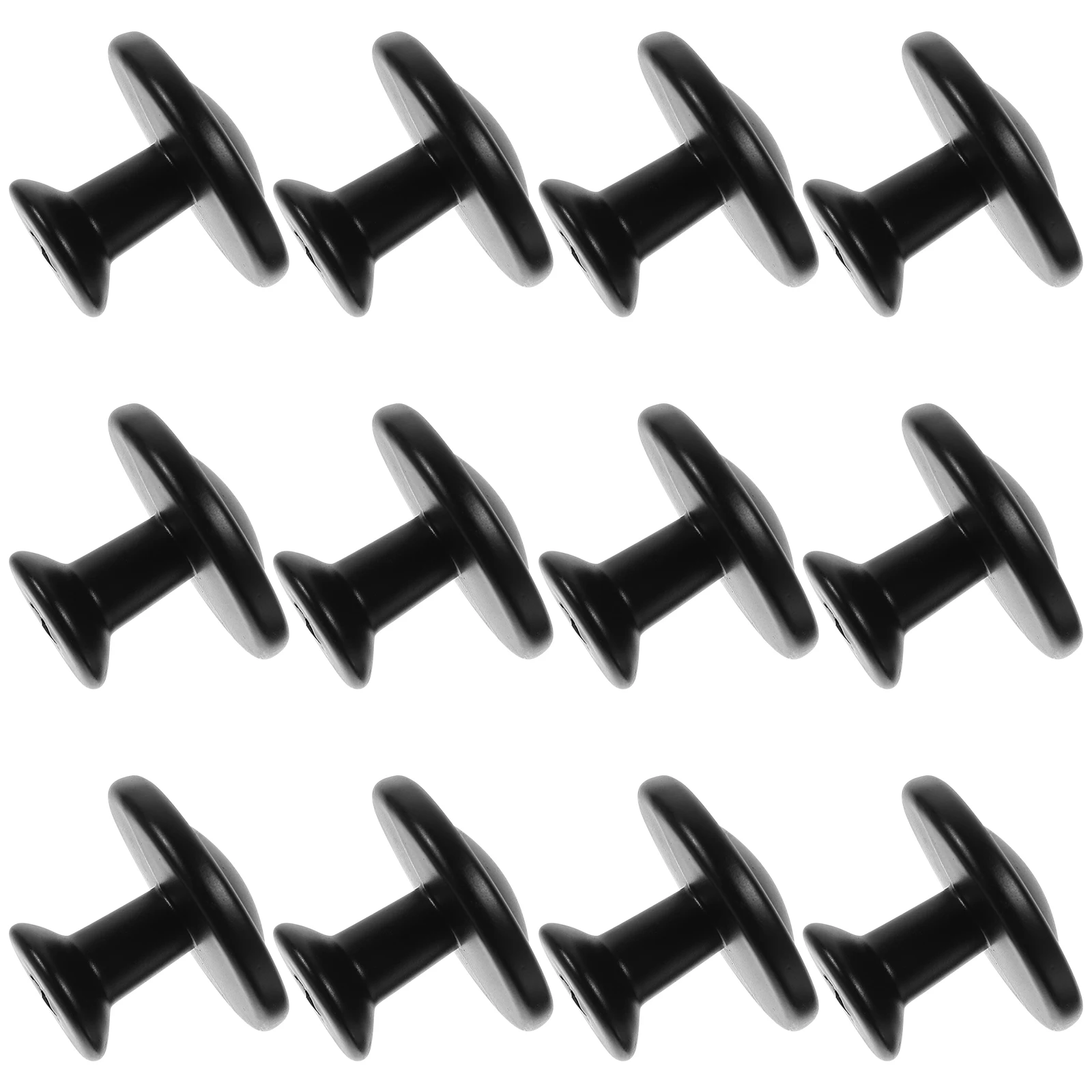 

12Pcs Aluminum Alloy Round Cabinet Knobs American Style Door Handles for Drawer Cupboard Wardrobe Kitchen Office Bathroom