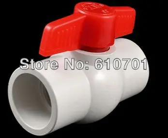 

50 мм водоотключение ПВХ 2 x 2 дюйма, скользящие концы, двухсторонние полные порта, пластиковый шаровой клапан, сантехника, обработка отходов, орошение