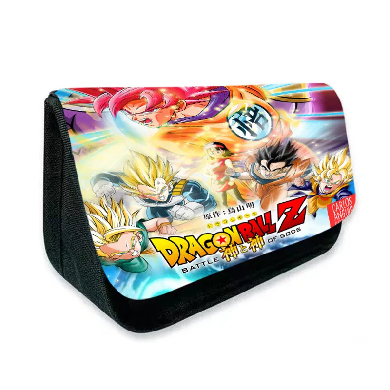 

Sanrio Dragon Ball Anime Pencil Box with Double Deck Design for Kids School Supplies
