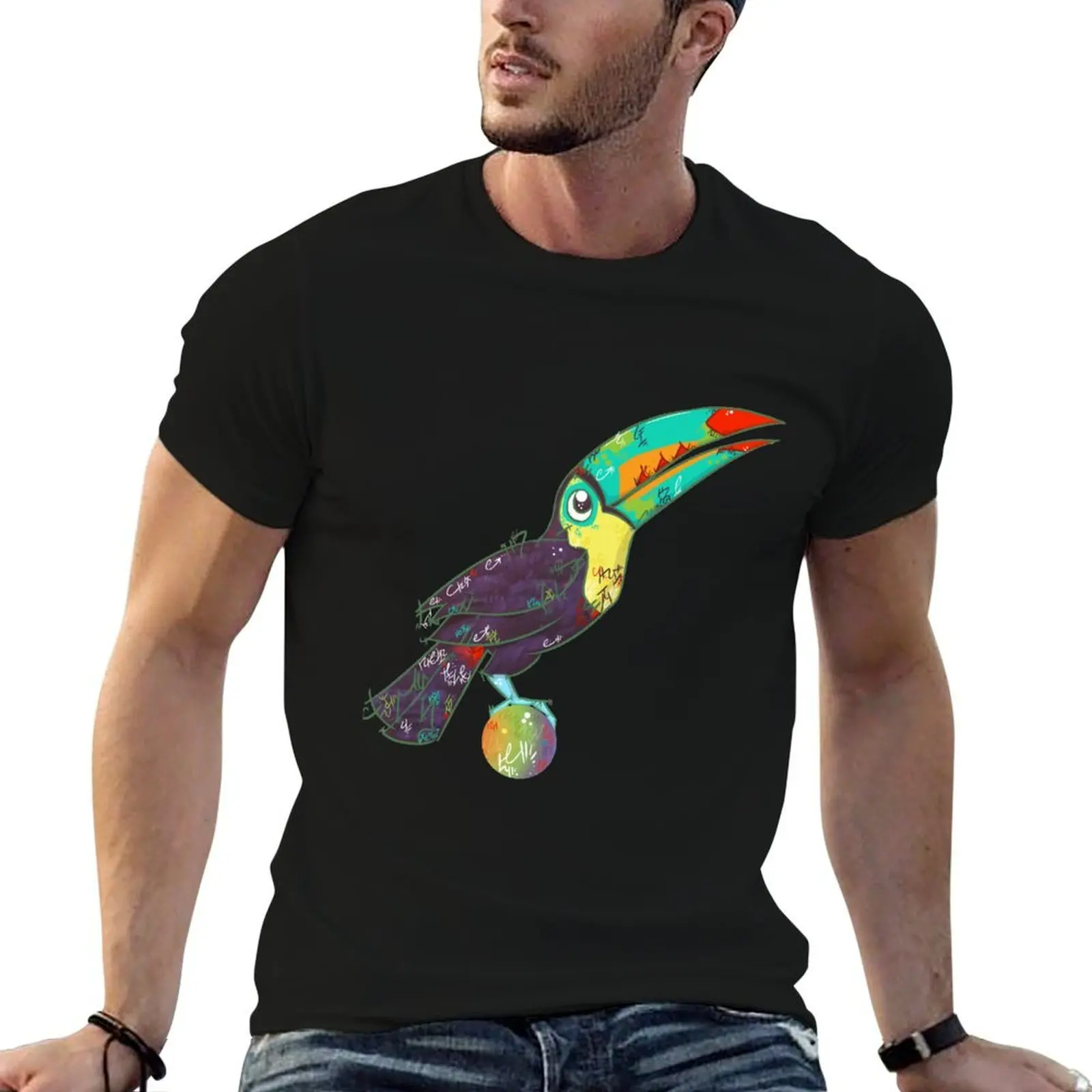 Toucan Can Do it! T-Shirt black cotton t-shirt plain for man package man t shirts cotton t shirts for man cotton funny T-shirt