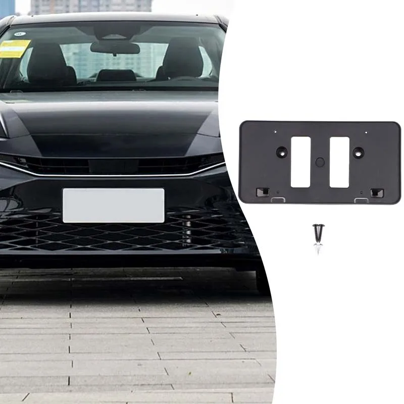 

1piece set ABS black For Toyota Camry SE XSE 2018-2024 car front license plate bracket accessories OE: 7510106090, 75101-06090