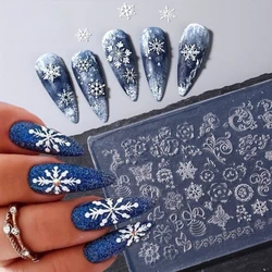 1Pc3D Silicone Pressing Mold DIY Party Nail Art Reusable Kawaii Snow Hat Versatile Picture Frame Sweet Bow Nail Beauty Charm