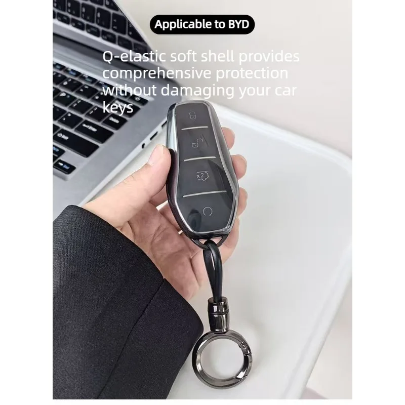 For BYD Song Plus Qin Dmi Yuan Pro Tang Destroyer 05  Seagull Car Control Special Protective Key NFC Set Car accessories